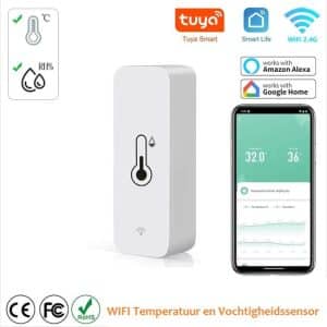 TUYA Slimme WIFI Temperatuur- en Vochtigheidssensor