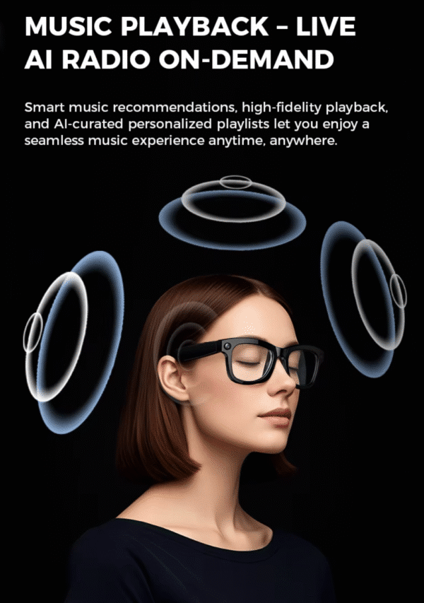 Navid smart zonnebril met ingebouwde Full HD camera en Bluetooth audiofunctie