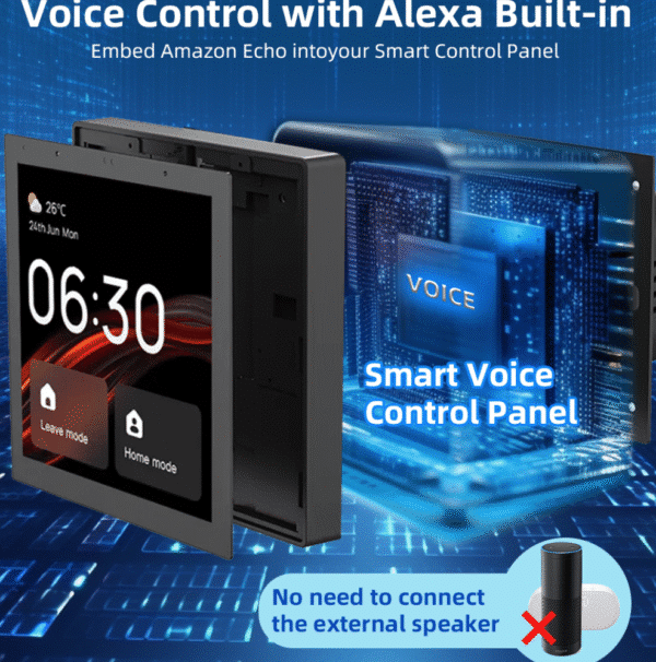 Navid WiFi Zigbee gateway met touchscreen bediening, Tuya app en Alexa ondersteuning