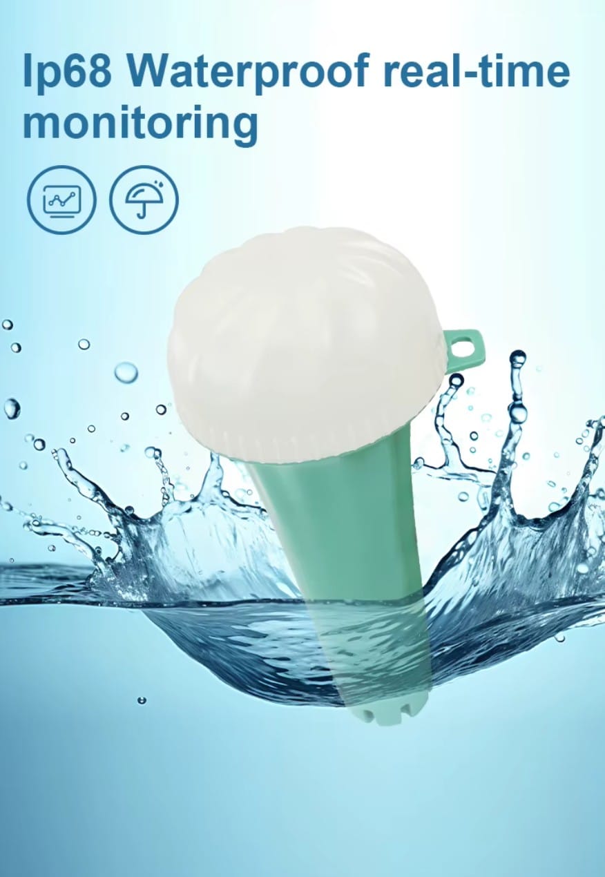 TUYA 7-in-1 Smart Swimming Pool Water Monitor – pH, ORP, TDS, EC, Chloor, Zout & Temperatuur - Afbeelding 4