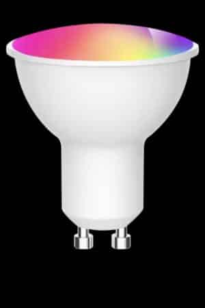 GU10 WiFi Slimme Lamp RGBCW 9W – Dimbare Smart LED Spot – Tuya App – Werkt met Google Home & Alexa