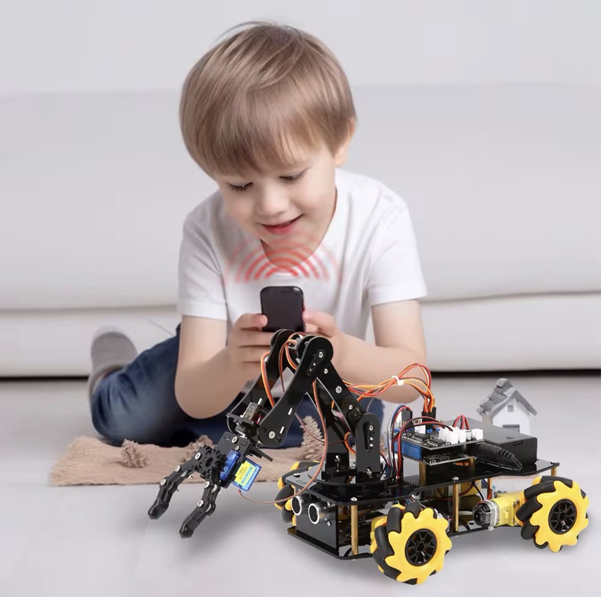 Arduino Robot Auto Kit ESP32 – STEM Programmeerbare Robot - Afbeelding 2